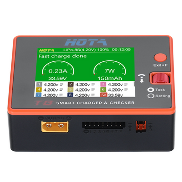 HOTA T8 650W 22A XT60 1-8S Інтелектуальний зарядний пристрій-тестер для широкого спектра пристроїв b5c32c933d фото