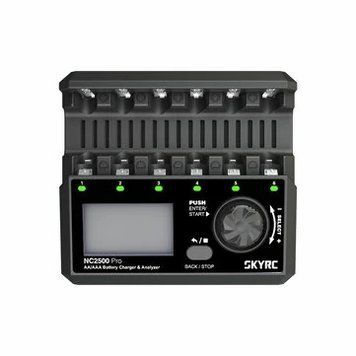 Зарядний пристрій-аналізатор SKYRC NC2500 Pro DC 12V 3A для акумуляторів AA/AAA NiMH/NiCD багатофункціональний d2e6c80894 фото