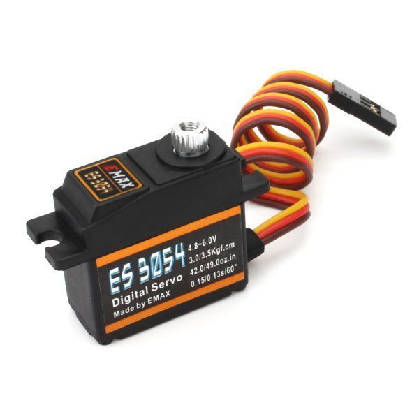 Emax ES3054 17 г 3.5 кг 0.13 сек Металлический шестеренчатый цифровой сервопривод для RC самолета (улучшенная версия ES3154) d31394cddc фото