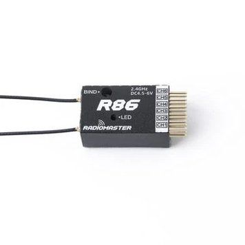RadioMaster R86 2.4 ГГц 6CH На расстоянии более 1 км PWM Нано-приемник совместимый с FrSky D8 Поддержка возврата RSSI для RC Дрона d2ff0eae93 фото
