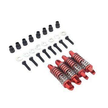 4 шт. улучшенных металлических амортизаторов для моделей автомобилей Wltoys 1/28 284161 284010 284131 K969 K979 K989 K999 P929 P939 RC 22e55ec59f фото