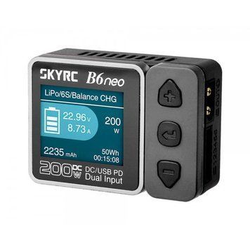 SkyRC B6neo 200W 10A &ndash; зарядное устройство с эффективным преобразователем для безопасного питания аккумулятора BV-001972 фото