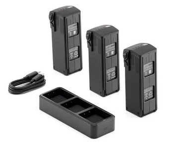 Комплект аккумуляторов DJI Mavic 3 Enterprise Battery Kit (3&times;5000 мА&middot;ч + зарядный хаб) HRBV-000804 фото