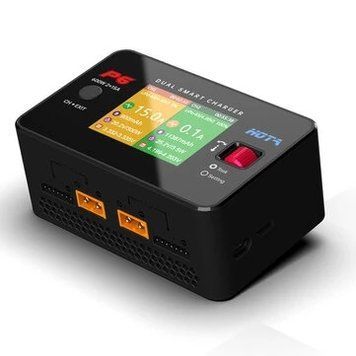 HOTA P6 DC 600W 15AX2 Зарядное устройство Dual Channel Smart Charger с мобильным зарядным сервисом для аккумуляторов Lipo LiIon NiMH 9ba40fe535 фото