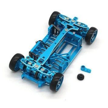 JXMJ CNC Metal 1/28 Рама RC машини Mosquito Drift Racing Car для Wltoys 284161 284010 284131 K969 K989 MINI-Q Аксесуари Частини 5eb5aa2469 фото