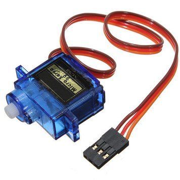 Микросервопривод SG90 Mini Gear 9 г для RC самолета вертолета GD-14775-5 фото