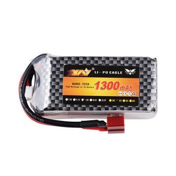 XW 1300mAh 14.8V 25C 4S LiPo Battery EL-2P/JST/T/XT30/XT60/Small Tamiya Plug для RC Drone GD-11986-3 фото