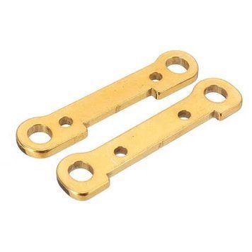 2 шт. Wltoys 124017 124019 1/12 RC Автомобіль Запасні металеві передні/задні пластини для зміцнення важеля підвіски 1834 1835 моделі транспортних засобів d5741fee7e фото