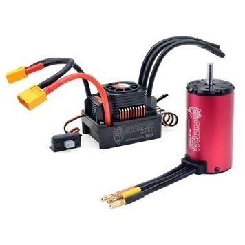 Surpass Hobby KK 4076 2000KV Безщітковий двигун 150A XT60 Безщітковий регулятор швидкості Combo комплект для 1/8 моделі автомобіля RC частин d54d7d3178 фото