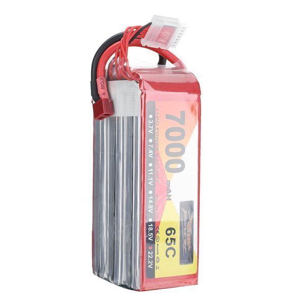 ZOP Power 22.2V 7000mAh 65C 6S LiPo Батарея T Разъем для RC Автомобиля GD-15194-1 фото
