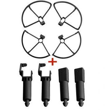 Набір захисних кожухів пропелерів з піднятим шасі Spring Tripod для RC дрону Quadcopter X193/X7/ZLL SG906 PRO b64cc850ab фото