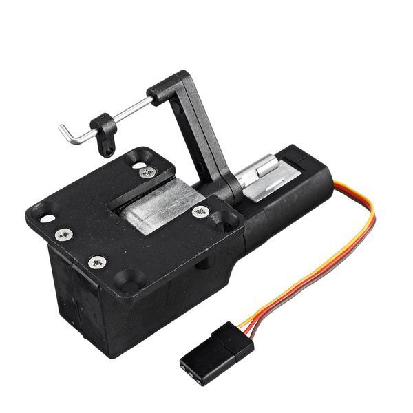 Металеве електричне шасі, що забирається, з редукторним керуванням CNC DIY для радіокерованого літака. GD-14434-1 фото