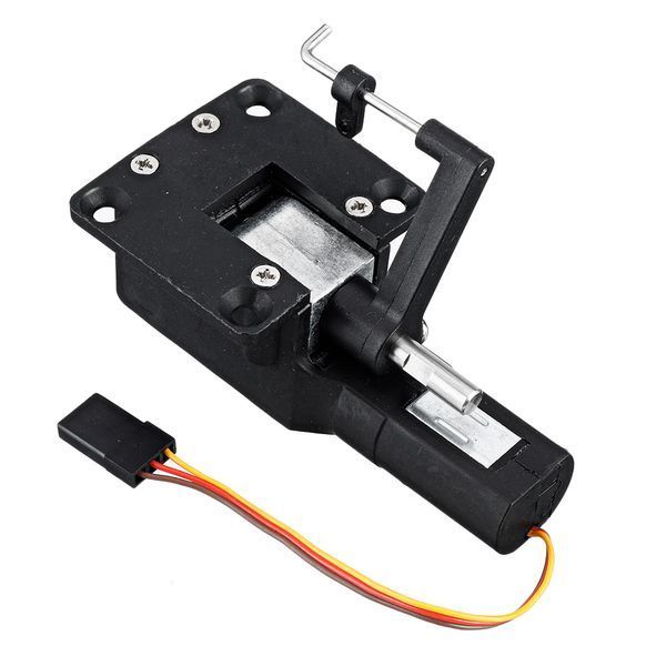 Металеве електричне шасі, що забирається, з редукторним керуванням CNC DIY для радіокерованого літака. GD-14434-1 фото