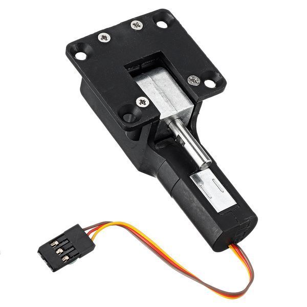 Металеве електричне шасі, що забирається, з редукторним керуванням CNC DIY для радіокерованого літака. GD-14434-1 фото