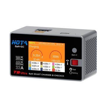 HOTA T8 Ultra 650W 8S AC/DC GaN Розумний Зарядний Пристрій 2.8" IPS Екран Швидке Балансування Заряду для 1-8S LiPo Li-ion Акумулятора RC Дрона Машини Літака Моделі GD-13312-1 фото