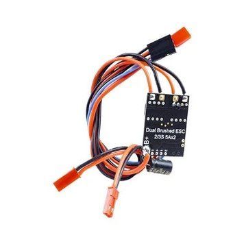 Flipsky Dual Way 5AX2 щеточный регулятор скорости ESC 2-3S для 130/180 мотора двигателя модели RC автомобиля/самолета запчасти c381954dcd фото