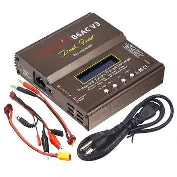 Imax B6AC V3 AC 100-240V 6A 80W Двоканальний розумний цифровий балансувальний зарядний пристрій - Швидка та ефективна зарядка всіх типів батарей 9a2d2bac43 фото