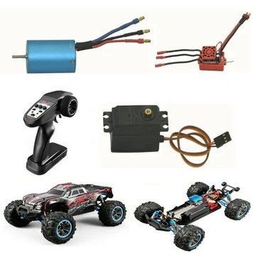 XLF F22A 1/10 RC Автомобиль Запасные Бесщеточный Двигатель 3650 3500KV / 85A ESC / 19G Сервопривод 2.4G Передатчик Модели Транспортных Средств Части 042086acb1 фото