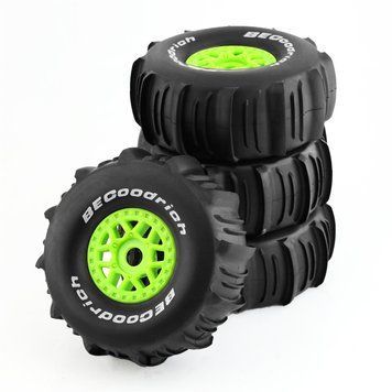 4PCS 1/7/8 Шины на краткую троекурсную грузовиковые колеса Внедорожные шины 17 мм шестигранные для RC UDR 85086-4 ARRMA Мохаве YK4072 DF7 RC Автозапчасти GD-13081-3 фото
