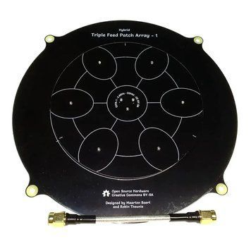 Патч антенна Triple Feed Patch 5.8GHz 150mm SMA ESD-00081 фото