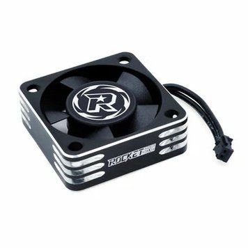 Вентилятор охолодження двигуна з алюмінієвим радіатором Rocket Aluminum 28000RPM Heatsink розміром 30 мм для двигуна автомоделі масштабу 1/10 3650 540 RC Car bbbead3dc4 фото