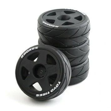 4PCS ралі дрифту на дорожніх шинах колеса 12 мм гекса для 1/10 HPI KYOSHO TAMIYA TT02 RC машин моделей e2405b2bb0 фото