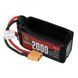 Акумулятор ZOP Power 11.1V 2000mAh 120C 3S LiPo з роз'ємом XT60 для радіокерованих дронів