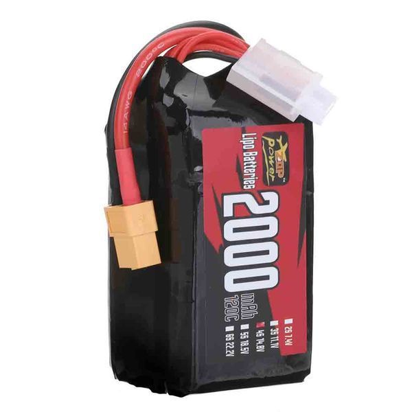 Аккумулятор ZOP Power 14.8V 2000mAh 120C 4S LiPo с разъемом XT60 для дронов RC GD-15264 фото