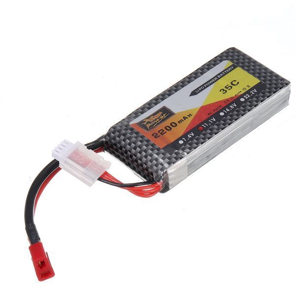ZOP Power 11.1V 2200mAh 35C 3S Lipo акумулятор T Plug для RC моделей GD-14958 фото