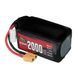 Аккумулятор ZOP Power 14.8V 2000mAh 120C 4S LiPo с разъемом XT60 для дронов RC