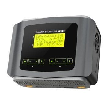 HTRC C6X2 AC 150W DC 240W Двухканальний LCD екран LiPo зарядний пристрій RC балансувальник розрядник для 1~6S LiPo LiFe Lilon 1~15S NiCd NiMH батареї 4784bfc2c2 фото