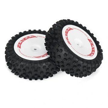 2 шт. Wltoys 124008 1/12 Запчастини для RC-автомобіля Передні/Задні Шини Колеса Склеєні Моделі Транспортних Засобів Запасні Аксесуари 2726/2727 e286f285cd фото