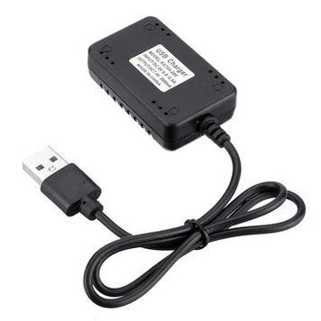 Зарядное устройство для аккумуляторов Wltoys 7.4V 2000mAh с быстрым USB-кабелем для зарядки моделей RC автомобилей 12428 124018 124019 144001 144010 A959 EAT14 6bbcde63d7 фото