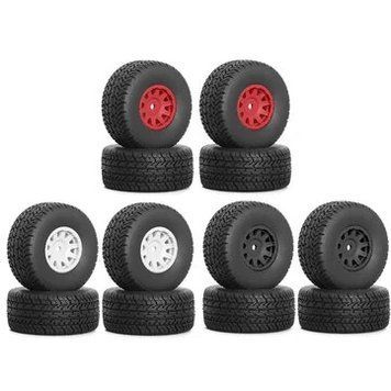 4PCS Усовершенствованные шины колеса диски для Arrma Mojave Grom 1/14 RC автомобилей моделей запасные части аксессуары ARA550116 614156d9be фото