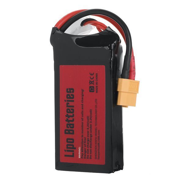 Аккумулятор ZOP Power 11.1V 1350mAh 150C 3S LiPo с разъемом XT60 для дронов RC GD-15235-1 фото