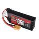 Аккумулятор ZOP Power 11.1V 1350mAh 150C 3S LiPo с разъемом XT60 для дронов RC