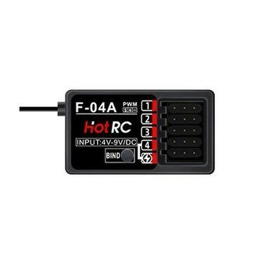 HOTRC F-04A 2.4GHz 4CH PWM приймач сумісний з HT-5A HT-6A HT-8A HT-10 DS600 DS800 DS-4A DS-6A CT-6A CT-8A CT-6B CT-8B радіопередавачем 1e71e96c12 фото