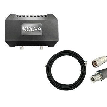 Комплект виносна антена ROC-4 + Кабель RG-8 20 м N-TYPE &mdash; QMA HRBV-001143 фото