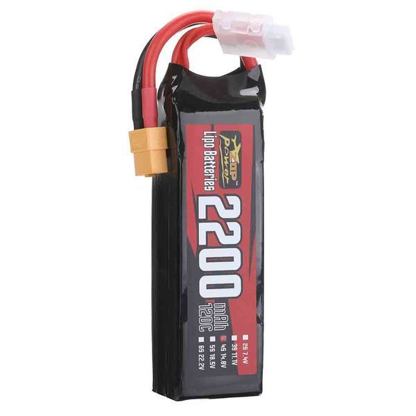 ZOP Питание 14.8В 2200мАч 120C 4S LiPo Батарея XT60 Разъем с адаптером для РК Дрон GD-15259-1 фото