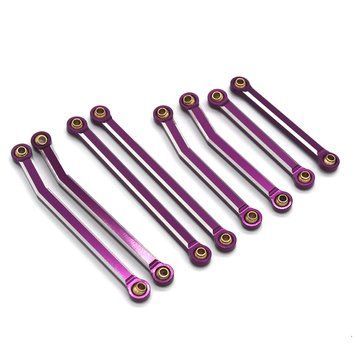 8Pcs Металлическая связывающая тяга для набора JJRC C8801 Austar AX-8560 TRX4M 1/18 Запчасти для RC автомобиля GD-12249-3 фото