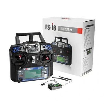 FlySky FS-i6 2.4G 6CH AFHDS RC радіопередавач з FS-iA6B приймачем для RC FPV дрону інженерного транспортного засобу човна робота 1f8a5b0607 фото