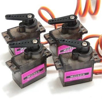 4PCS MG90S РК Микро Пластиковый Серво 13.4г для ZOHD Volantex Самолета РК Вертолет Машина Лодка Модель 7bf996bfb1 фото