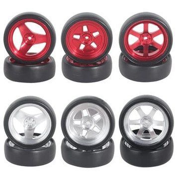 4PCS LDRC LD1801 LD1802 LD1803 LD1804 1/18 RC машинка Покращені деталі Дрифт шини Металеві колісні диски/Гонкові шини Моделі транспортних засобів Запасні аксесуари 314bbef0e3 фото