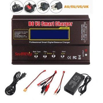 B6 V3 80W 6A Lipo Баланс Зарядное Устройство Разрядное Устройство Обновленная Версия с Адаптером Питания c42ec8a742 фото