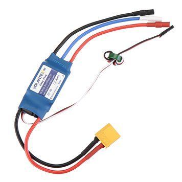 VolantexRC 30A 2-3S Бесколлекторный регулятор скорости с разъемом XT60 Запасная часть для самолета Phoenix V2 759-2 742-3 742-6 747-4 759-1 757-4 756-2 RC b5f73ea67f фото