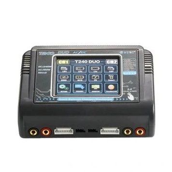 HTRC T240 DUO AC 150W DC 240W 10A сенсорный дисплей двухканальное зарядное устройство сбалансировки и разрядки аккумуляторов aa8d726c8d фото