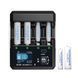 SKYRC NC3000 Pro NiMH NiCd PD/QC AA/AAA Умное зарядное устройство для батарей с 4 слотами,1,77 дюйма,экран LED,управление приложением,разрядка