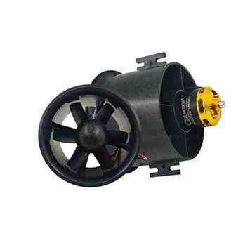QX-Motor 70мм 6 Лопастей EDF Пристрій з QF2827 3500KV Безколекторним Двигуном 3-4S для RC Літак Джета bd966733c1 фото