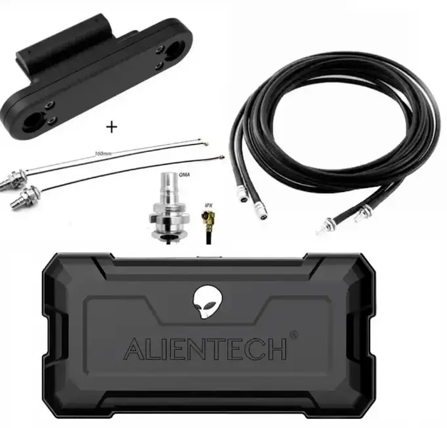 Комплект Alientech для пультов RCN1, PRO, SMART антенна + кабель 12 м + переходник (DUO-2458SSB/MA2) HRBV-000668-5 фото