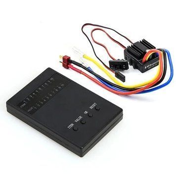 Новый 1/10 1/8 WP Crawler Brush Brushed 80A Водонепроницаемый электронный регулятор скорости ESC с картой программы 14053d80d8 фото